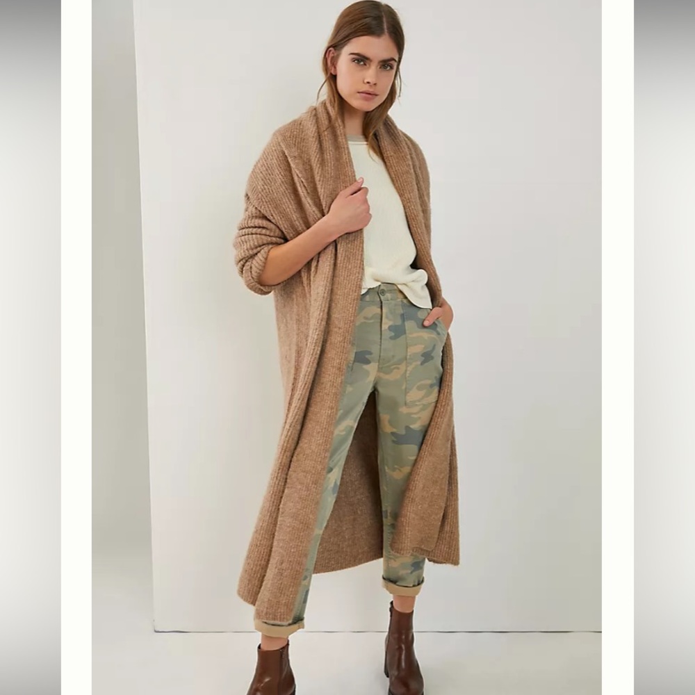 Anthropologie Mackenzie Ribbed Duster Cardigan